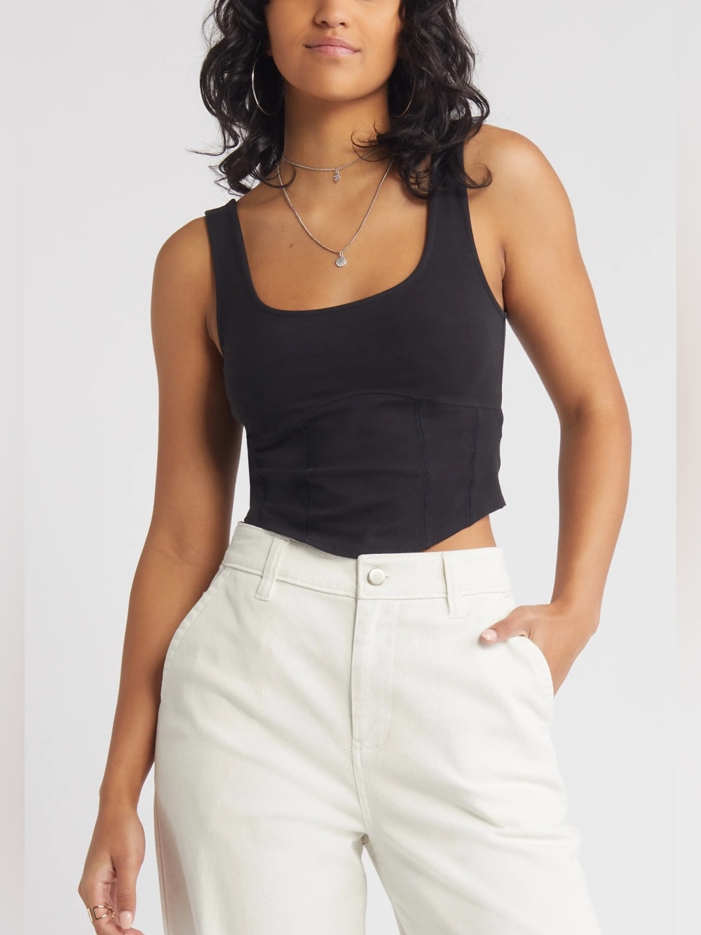 BP fitted corset tank